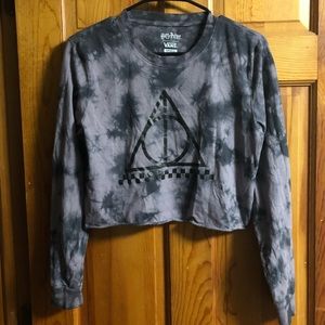 Harry Potter Deathly Hallows Crop Top